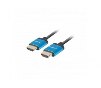 Cable Hdmi Lanberg Macho - Macho V2.0 4K Slim 1M Negro