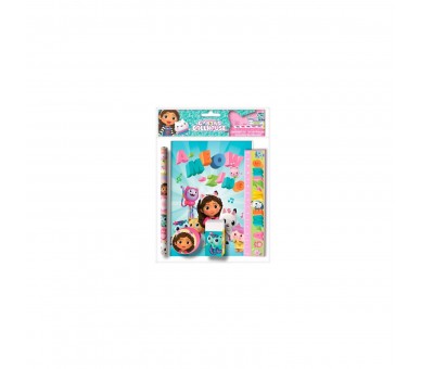 Set Papeleria La Casa De Muñecas De Gabby 5Pzs 6 Unidades