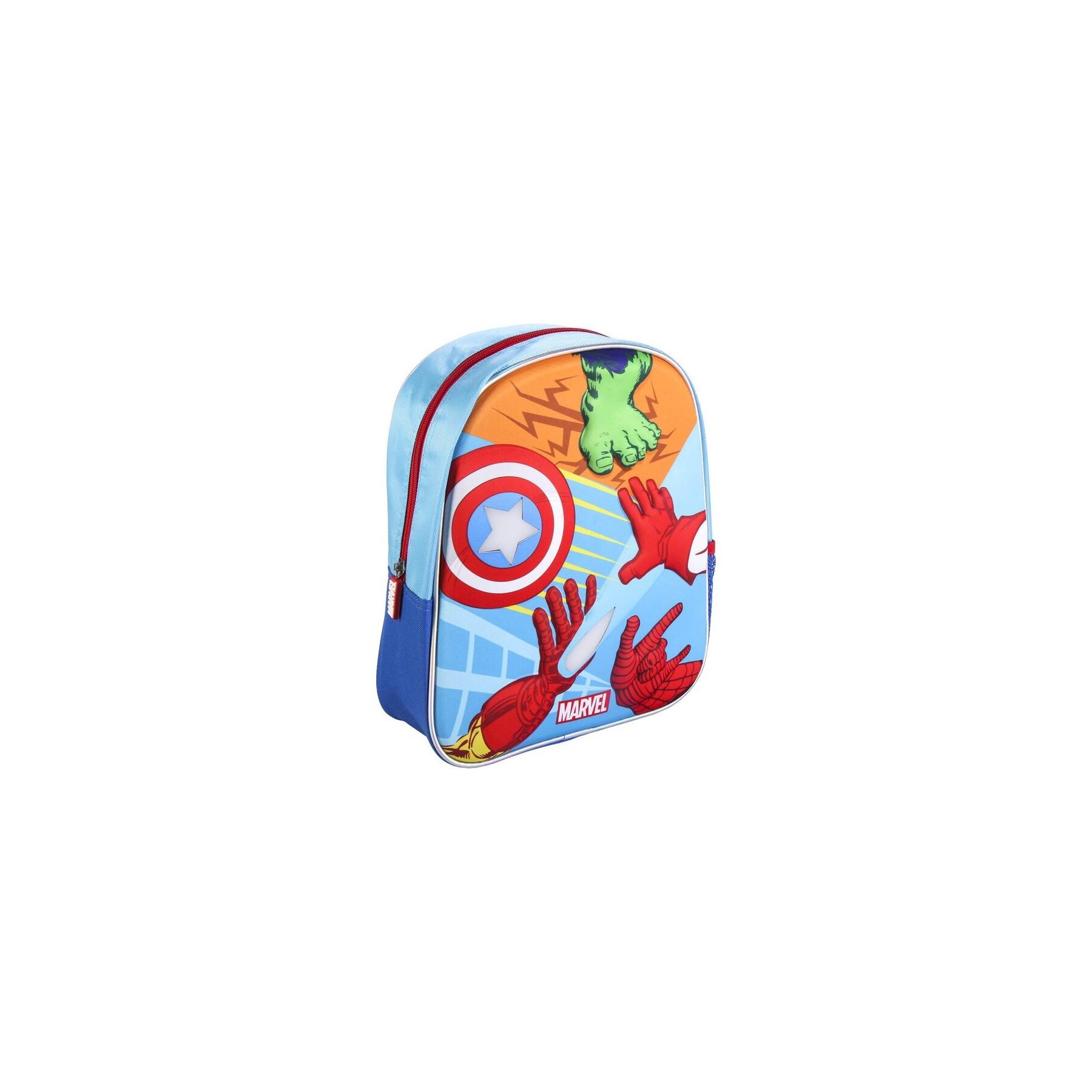 Mochila 3D Luces Los Vengadores Avengers Marvel 31Cm