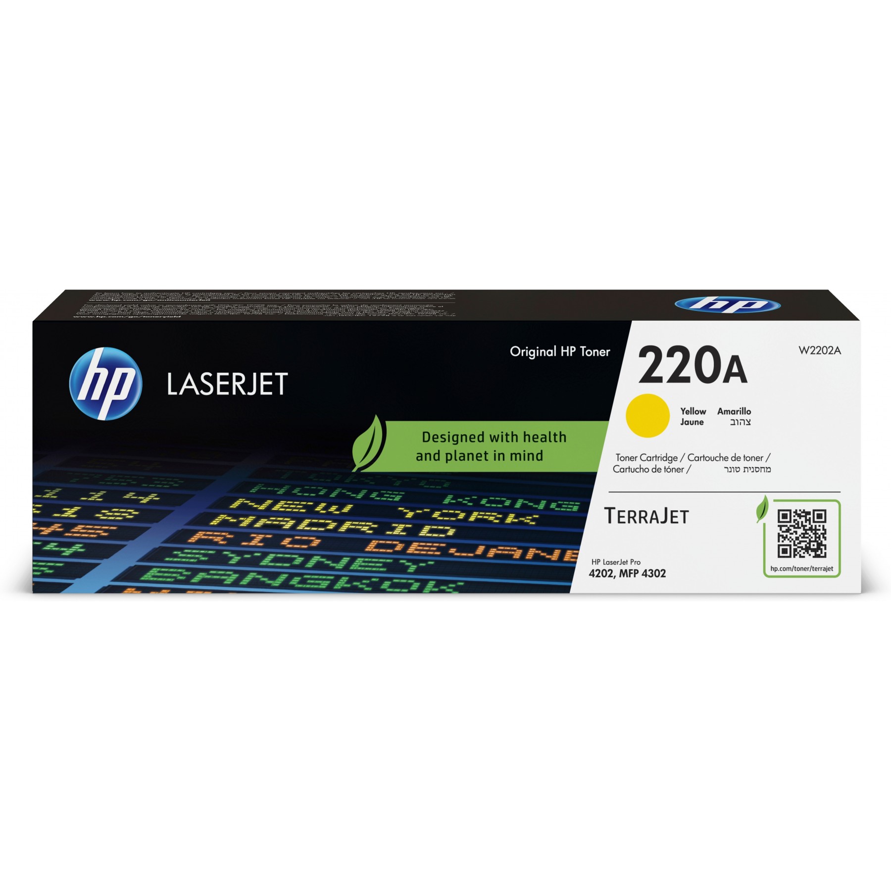 Toner Hp 220A W2202A Amarillo