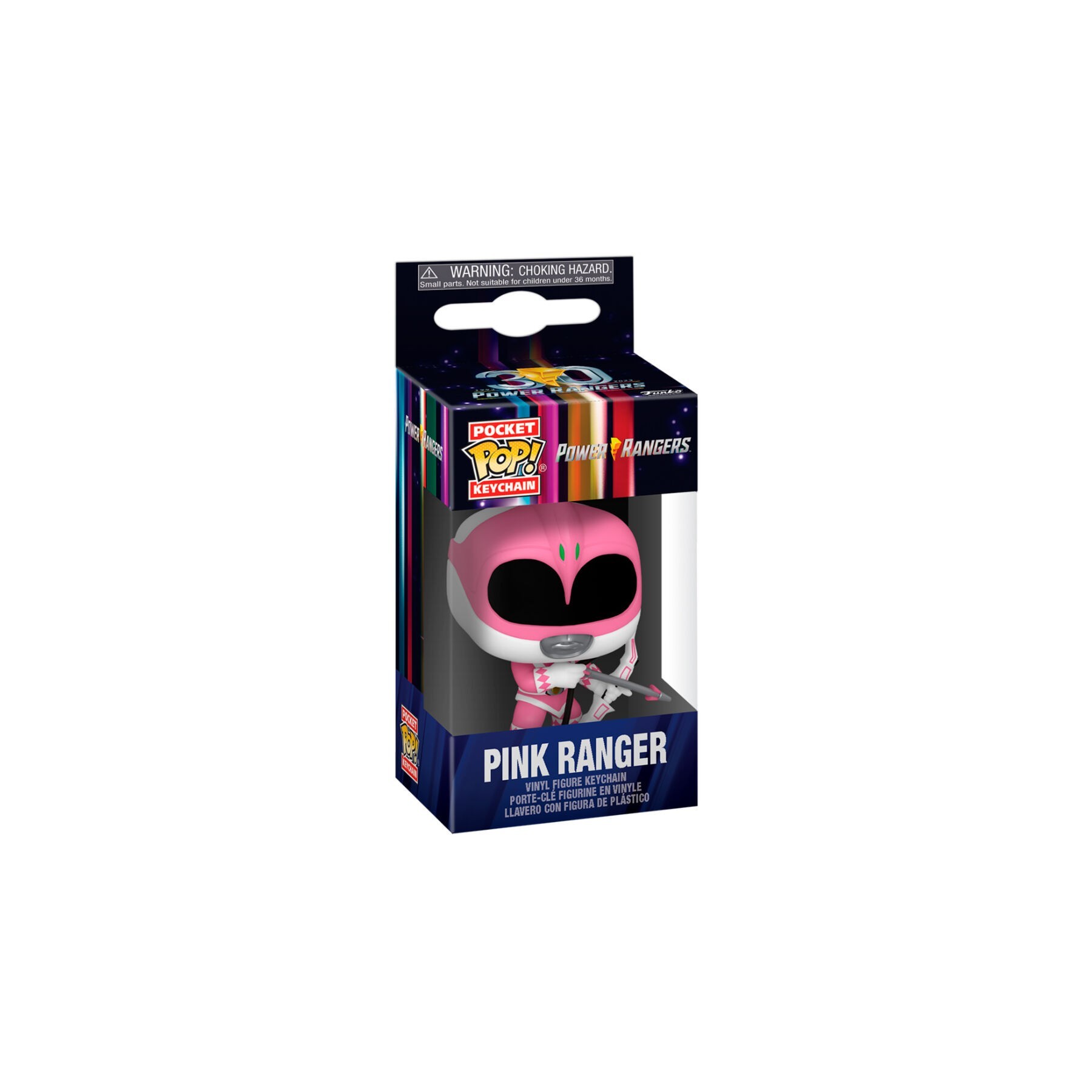 Llavero Pocket Pop Power Rangers 30Th Anniversary Pink Range