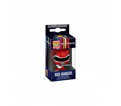 Llavero Pocket Pop Power Rangers 30Th Anniversary Red Ranger