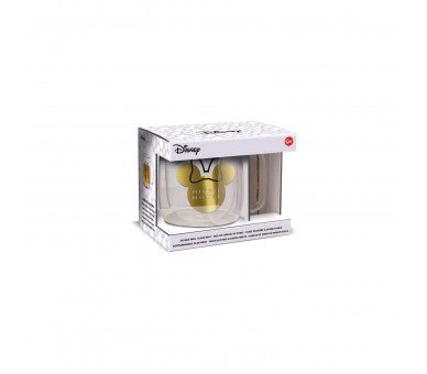 Taza - Cristal Doble Pared 290 Ml Minnie Disney