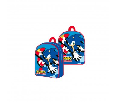 Mochila Sonic The Hedgehog 30Cm 6 Unidades