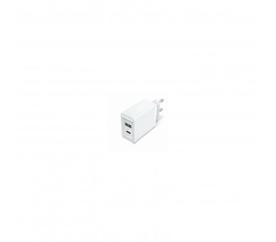 Cargador De Pared Vention Fbbw0-Eu/ 1Xusb Tipo-C/ 1X Usb/ 20