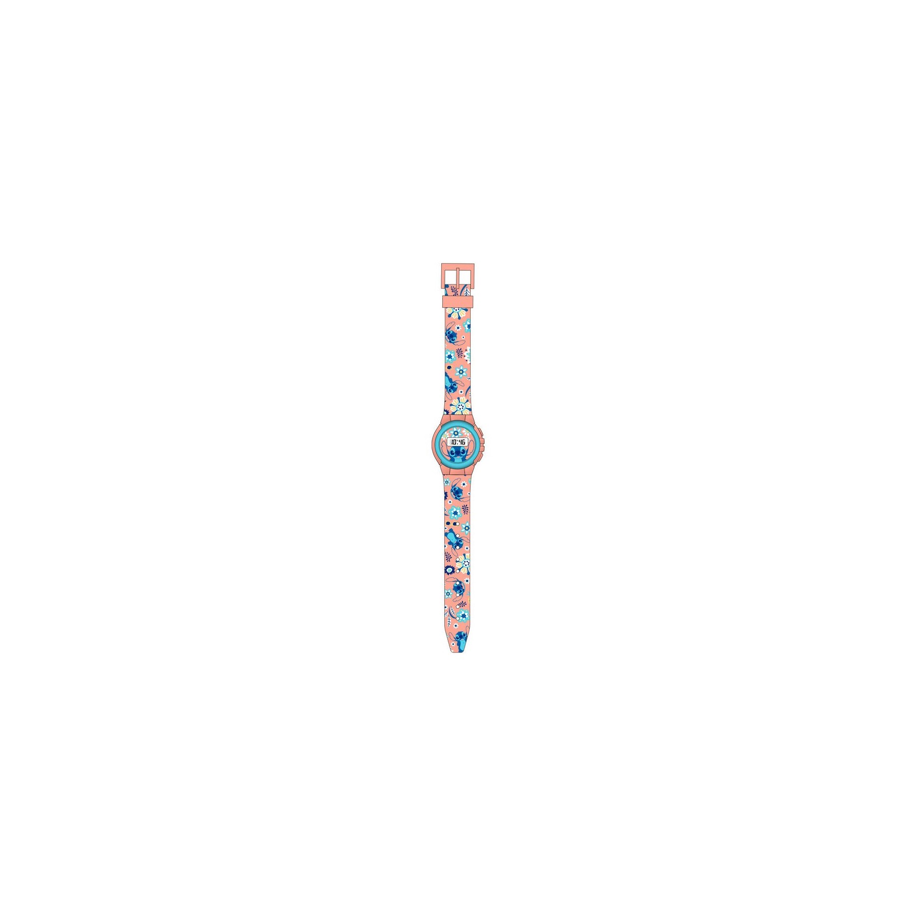 Reloj Digital Stitch Disney 6 Unidades