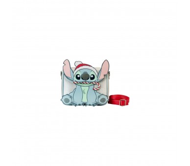 Bolso Glitter Holiday Stitch Disney Loungefly