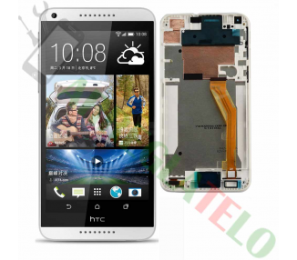 Plein écran avec cadre pour HTC Desire 816 816D 816T Blanc Blanc HTC - 2