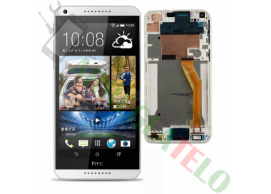 Plein écran avec cadre pour HTC Desire 816 816D 816T Blanc Blanc HTC - 2