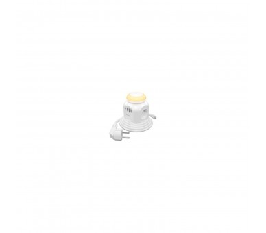 Regleta Con Interruptor Y Luz Nocturna Aisens Asps-3A1Cl01-W