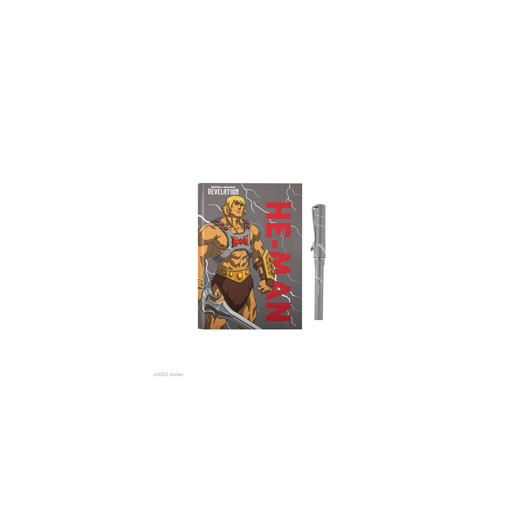 Set De Cuaderno Y Bolígrafo He-Man Thunder 27 Cm