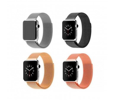 Jc Correa Metal Iman Plata Apple Watch 44Mm