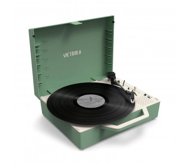 Victrola Re-Spin Green / Tocadiscos Con Altavoz