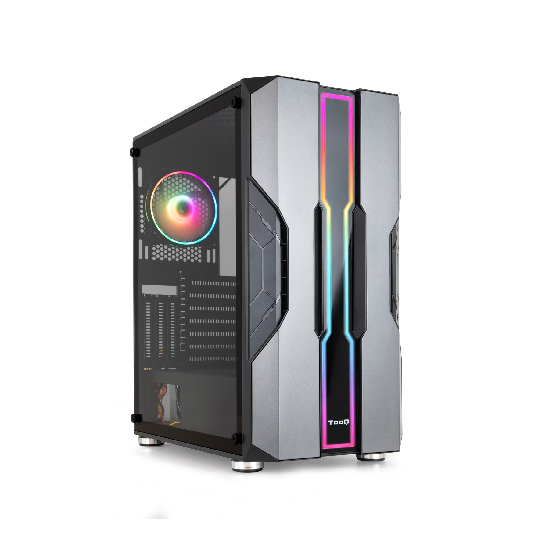 Caja Ordenador Gaming Tooq Tqgcc103 - B Nightcity Eatx Argb