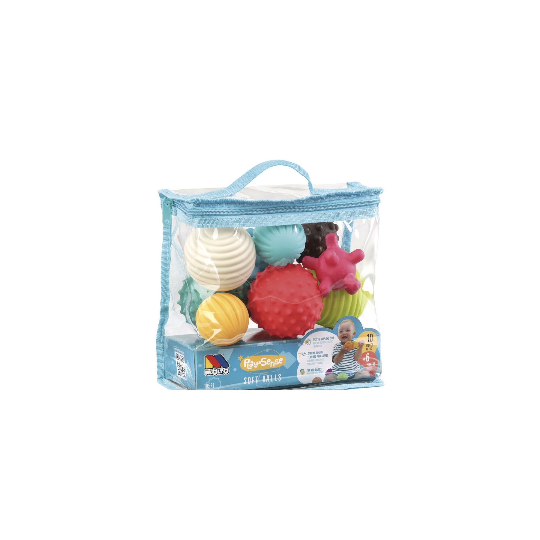 Bolsa Pelotas Sensoriales 10Pzs