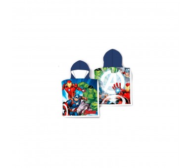 Poncho Toalla Vengadores Avengers Marvel Microfibra 10 Unida