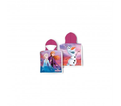 Poncho Toalla Frozen Disney Microfibra 10 Unidades