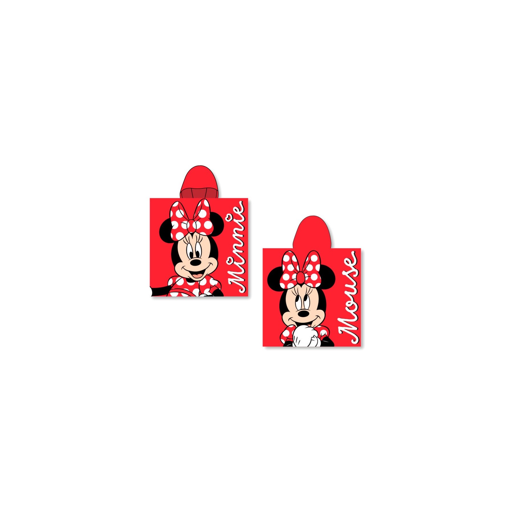 Poncho Toalla Minnie Disney Algodon 10 Unidades