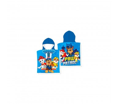 Poncho Toalla Patrulla Canina Paw Patrol Algodon 10 Unidades