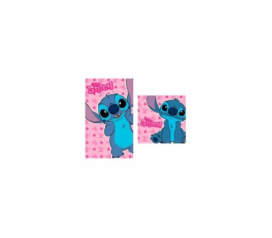 Set 2 Toallas Stitch Disney Algodon 12 Unidades