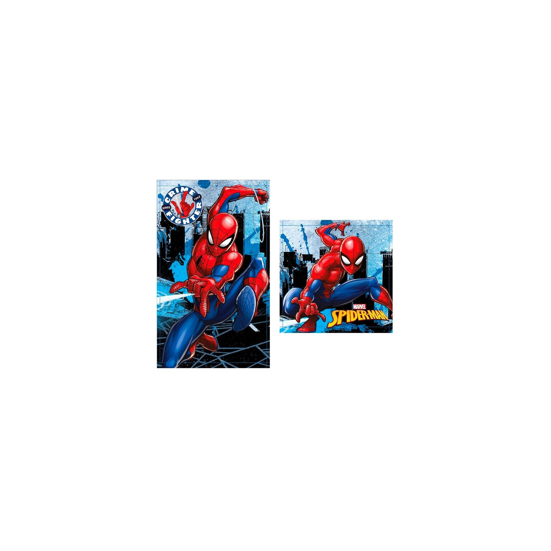 Set 2 Toallas Spiderman Marvel Algodon 12 Unidades