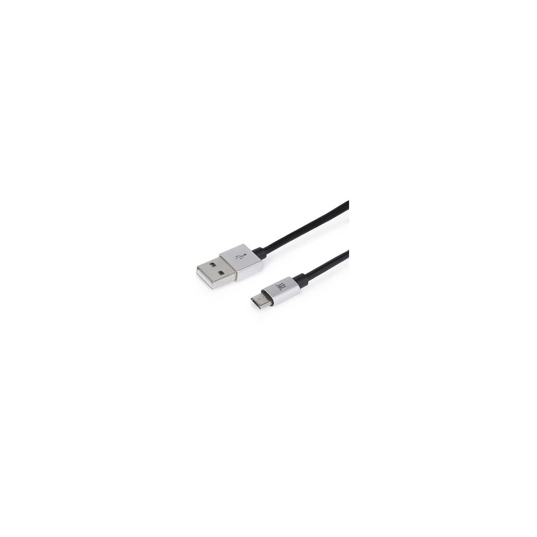 Cable Maillon Premium Micro Usb 2.4 Aluminio Plateado 1M