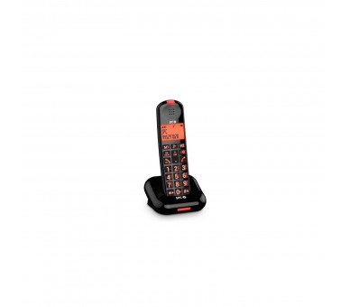 Spc 7612N Telefono Inalámbrico Comfort Kairo Negro
