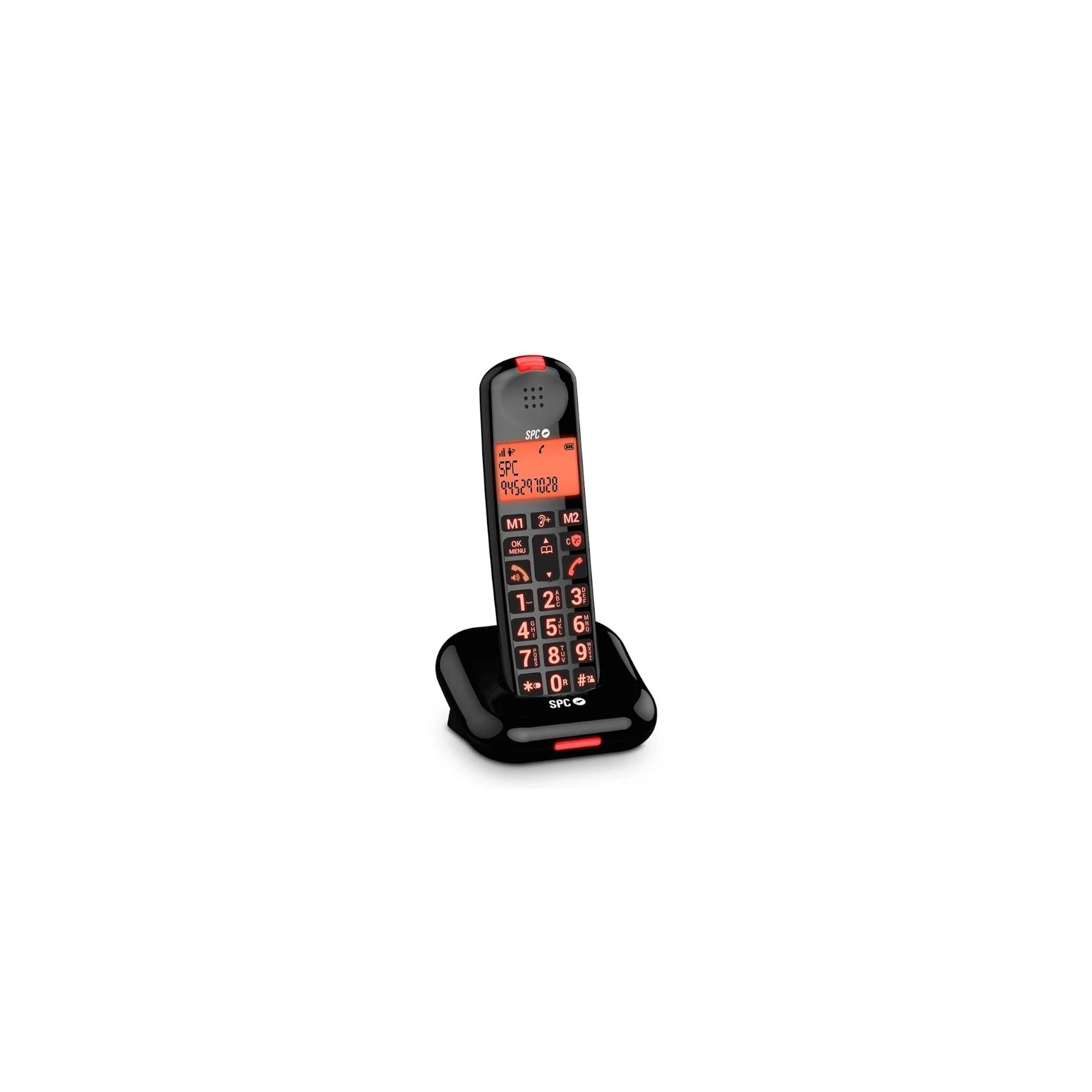 Spc 7612N Telefono Inalámbrico Comfort Kairo Negro