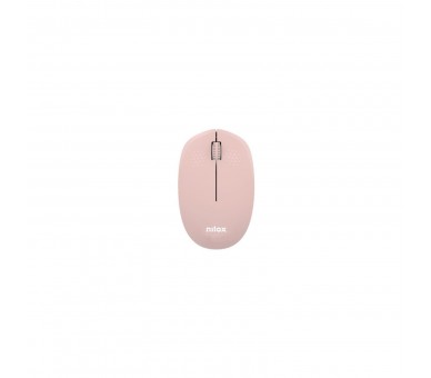 Raton Nilox Wireless Rosa Pastel 1.000 Dpi