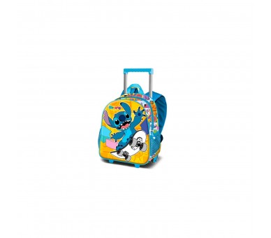 Trolley 3D Skater Stitch Disney 31Cm