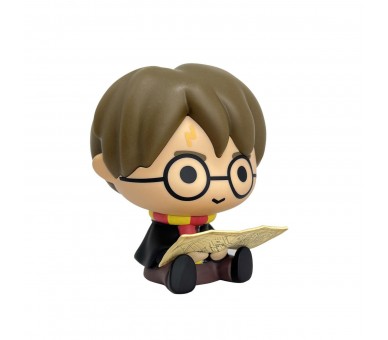 Figura Hucha Chibi Harry Potter Y El Mapa Del Merodeador