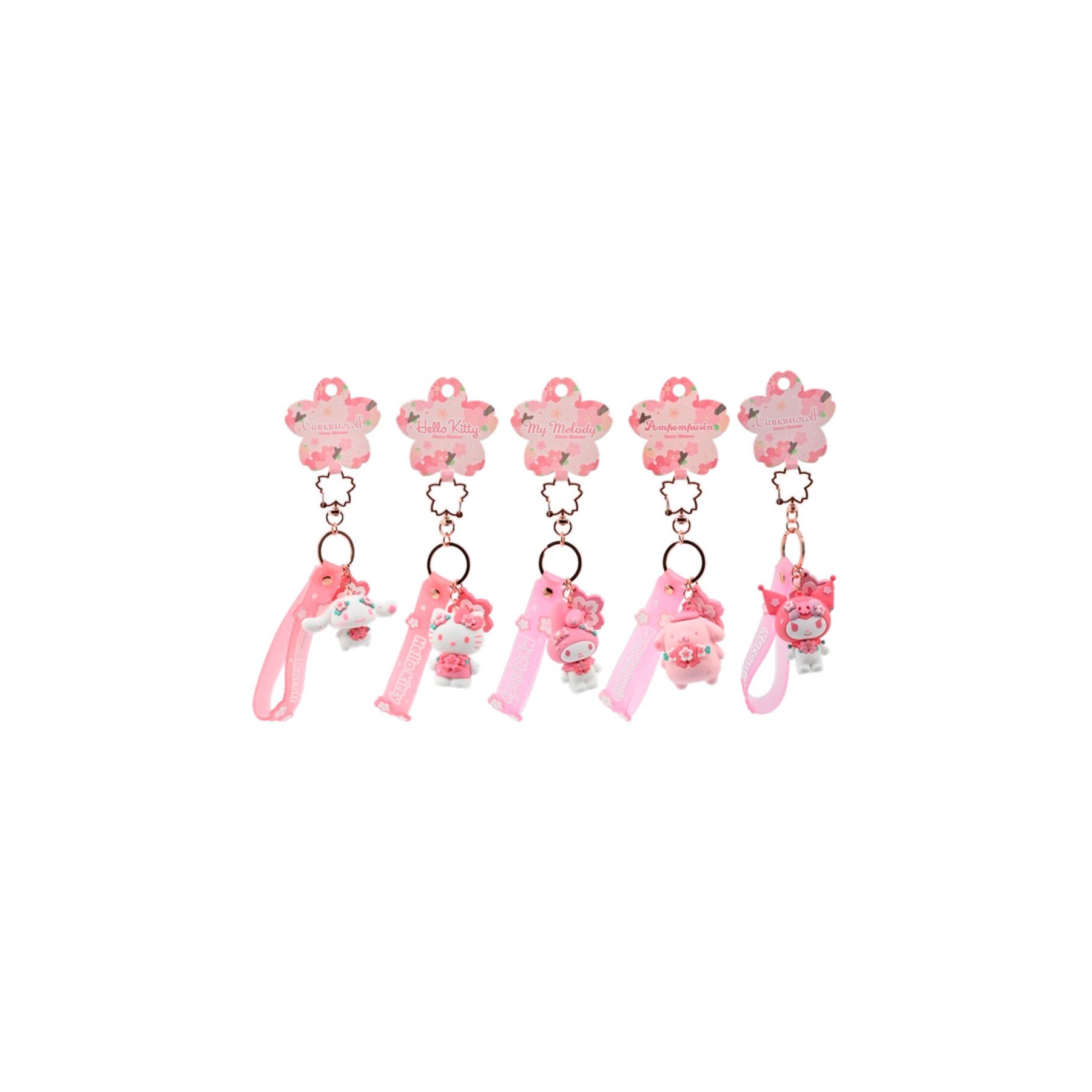 Llavero Sanrio Sakura Hello Kitty Surtido 12 Unidades