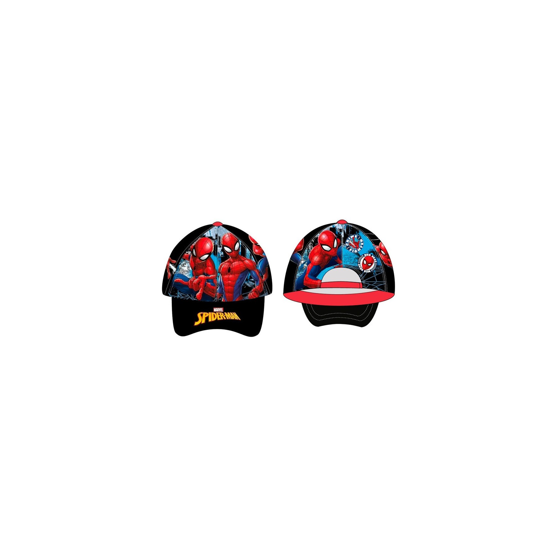 Gorra Spiderman Marvel Full Print 6 Unidades