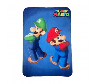 Manta Polar 100*140 Mario & Luigi