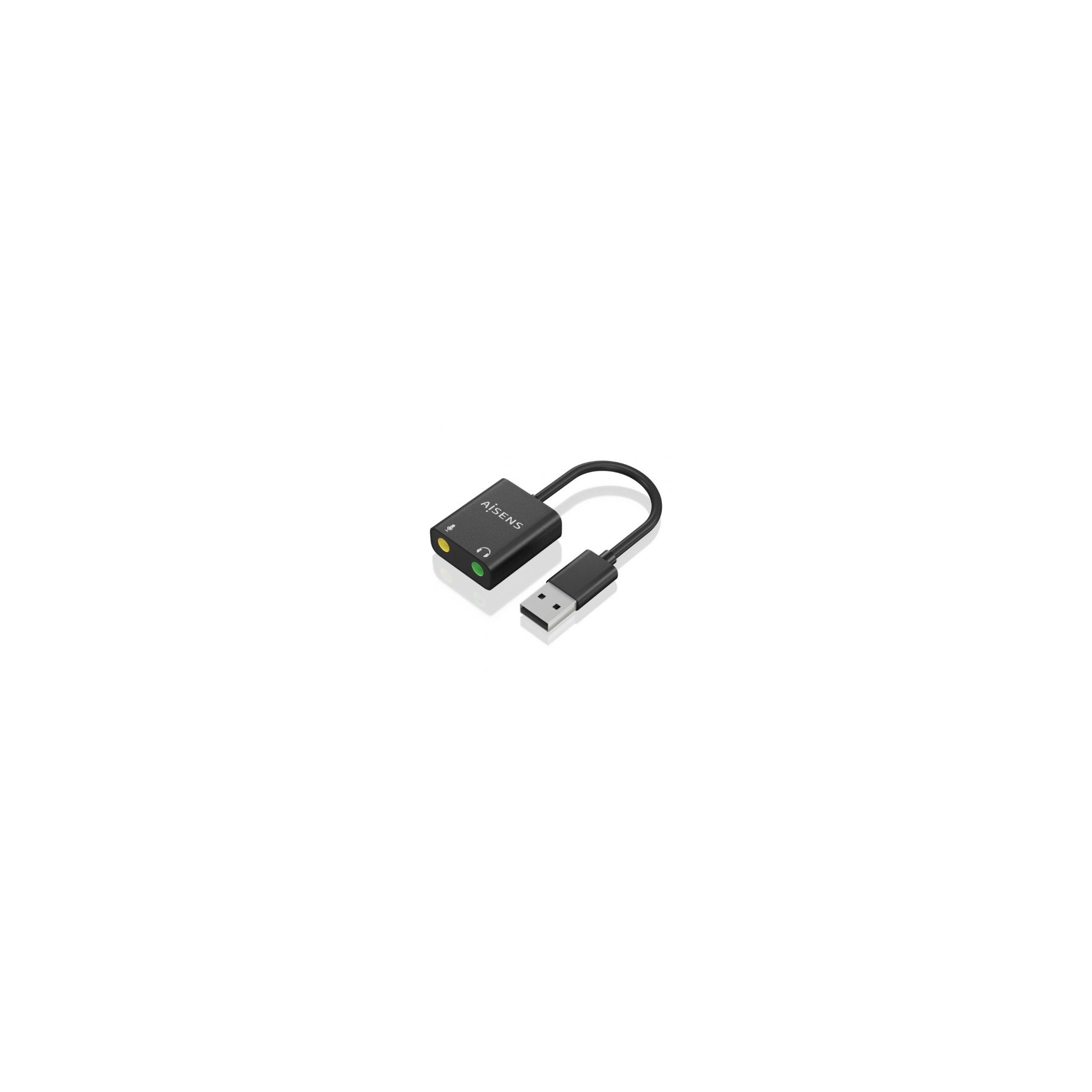 Tarjeta De Sonido Aisens A106-0769/ Usb Macho 2Xjack 3.5 Hem