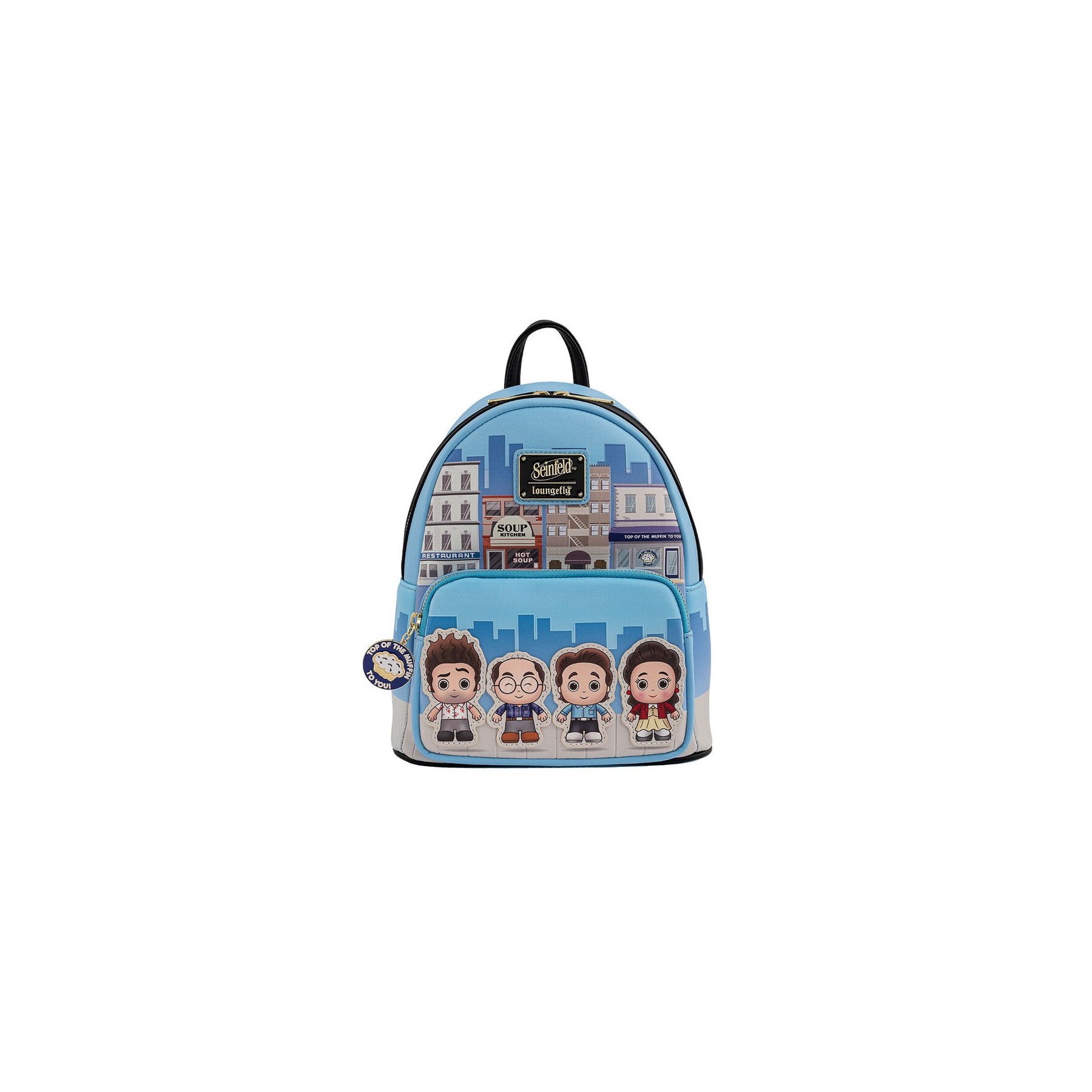 Mini Mochila Seinfeld Chibi Pequeña Ciudad