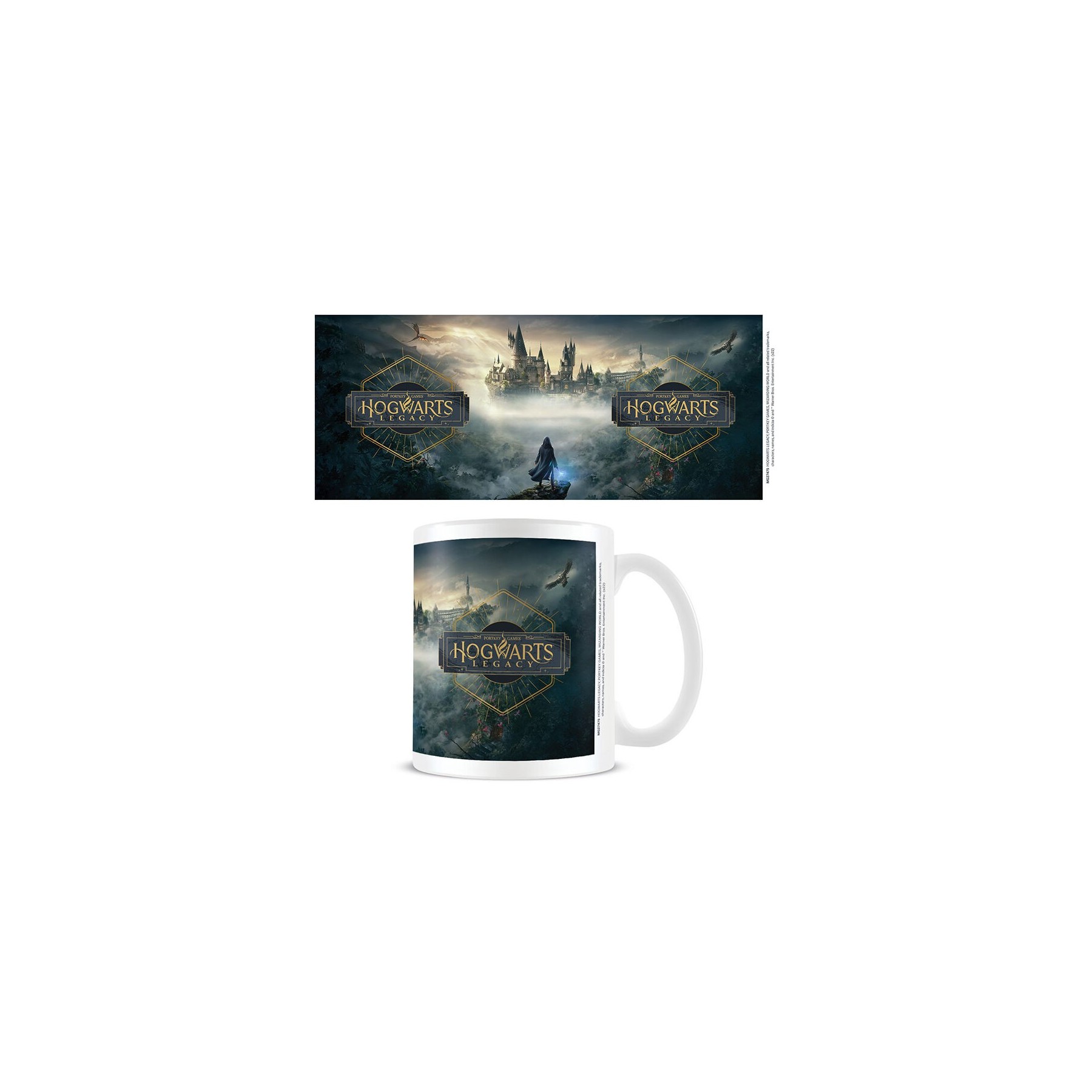 Taza Hogwarts Legacy Portada Blanca 315 Ml