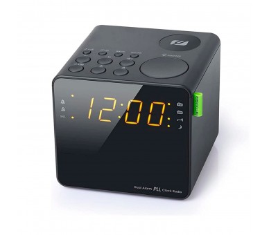 Muse M-187 Cr Black / Radio Despertador