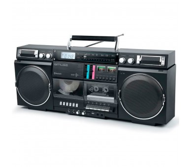 Muse M-380 Gb Black / Radio K7 Y Cd Portátil