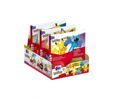 Mega Construx 2 Pokeballs Pokemon Surtido 3 Unidades