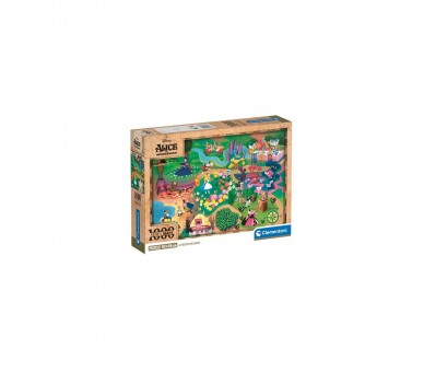 Puzzle Mapa Alicia En El Pais De Las Maravillas Disney 1000P
