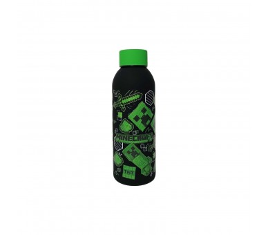 Botella Acero Inoxidable Minecraft 500Ml