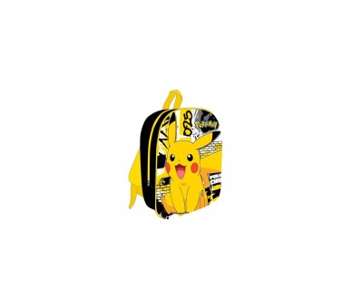 Mochila 3D Pikachu Pokemon 40Cm