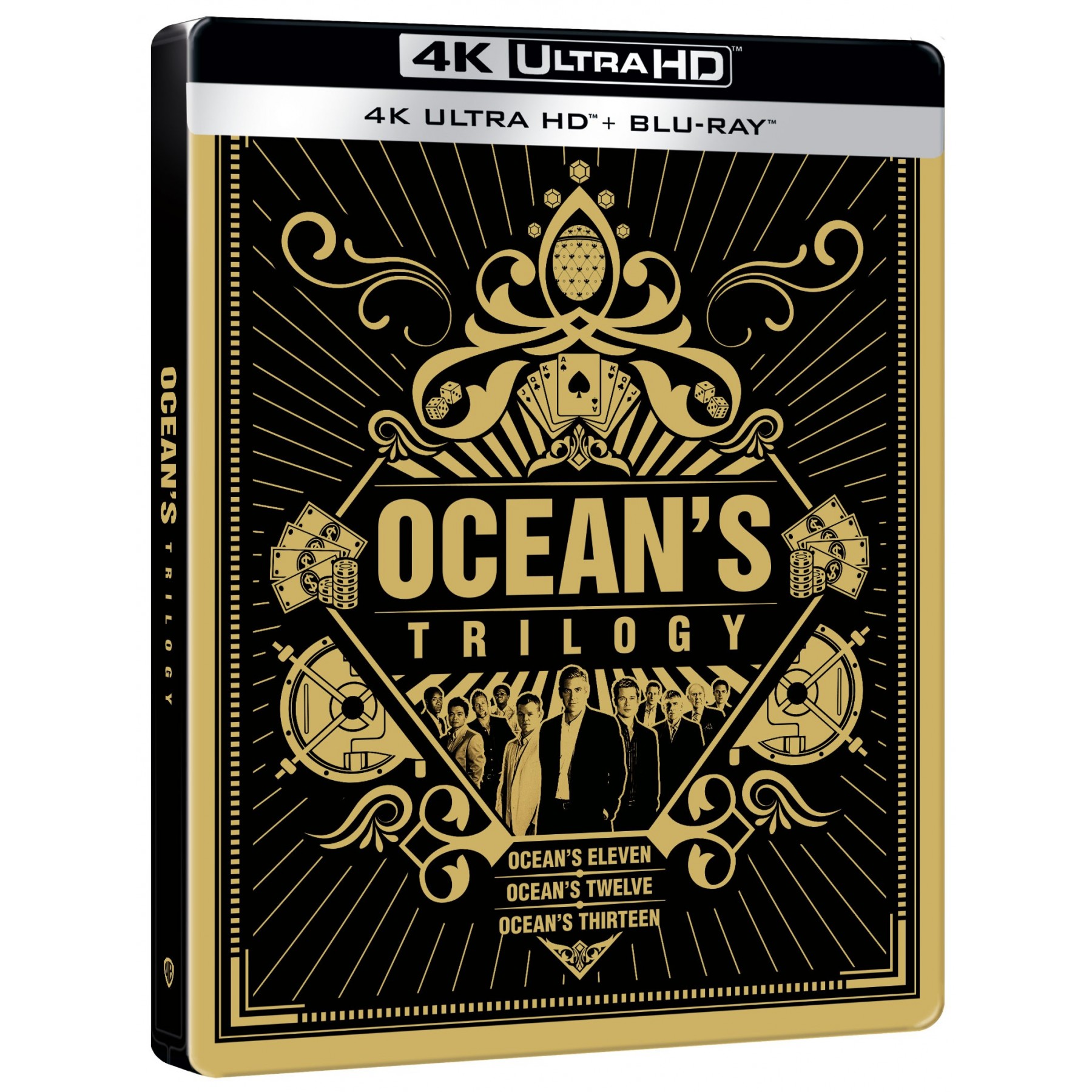 Br - Ocean'S Pack 1-3 (4K Uhd + Blu-Ray) (Ed. Especial Metál