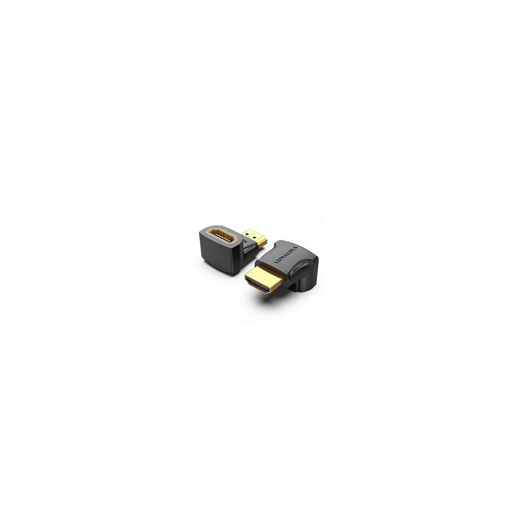 Adaptador Hdmi 4K 90º Vention Aiob0-2/ Hdmi Macho Hdmi Hembr