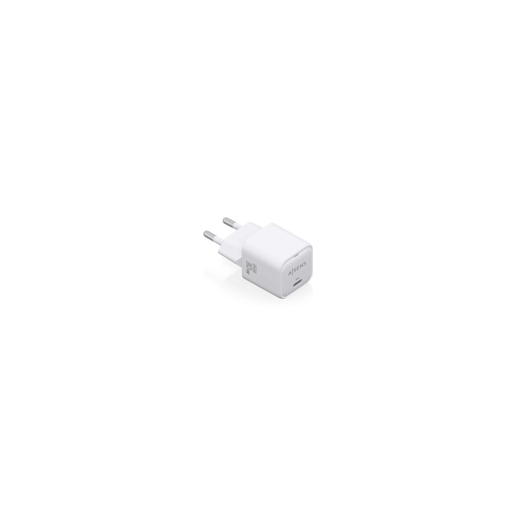 Cargador Gan De Pared Aisens Asch-30W1P018-W/ 1Xusb Tipo-C/