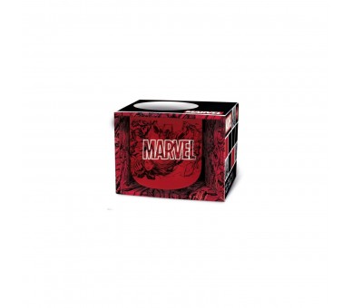 Taza De Desayuno Ilustración Cómic Marvel (Rojo) 400 Ml