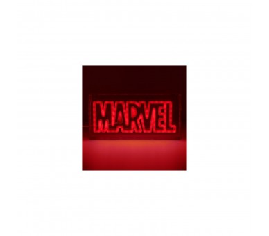 Lámpara Led Estilo Neón Logo Marvel 15 X 30 Cm