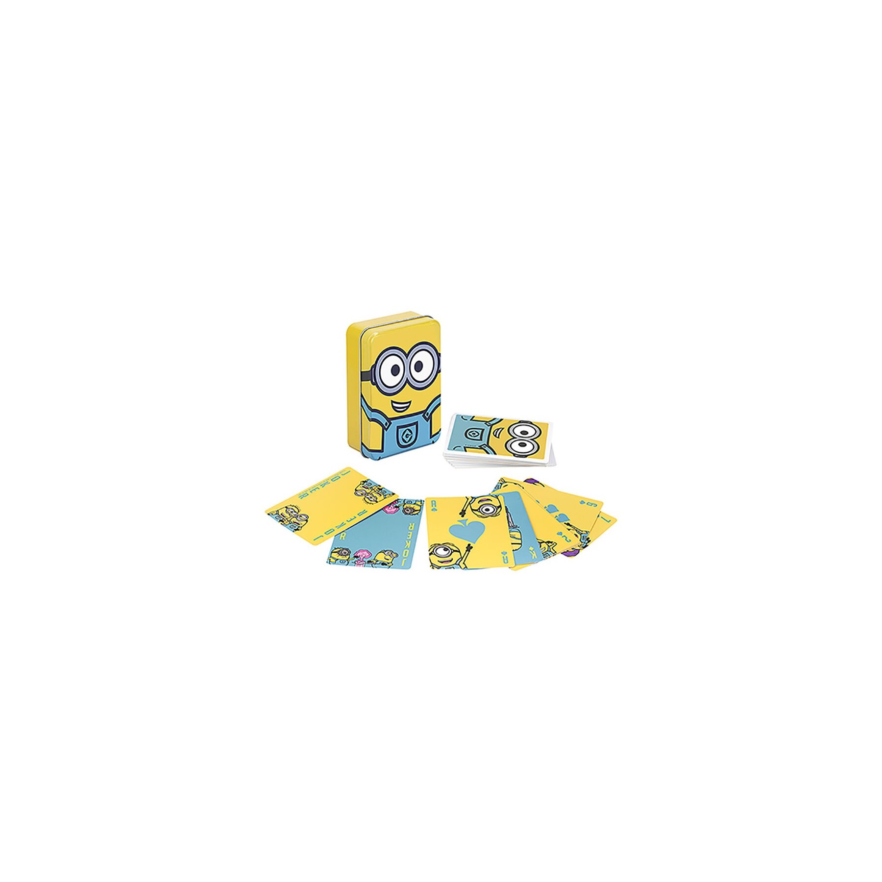 Baraja De Naipes Minions En Caja Metálica