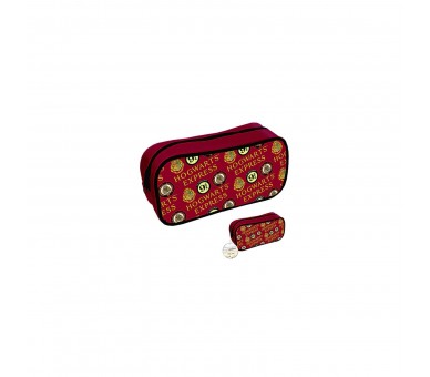 Estuche Andén 9 3/4 Y Escudo Hogwarts 10,5 X 22 X 6 Cm